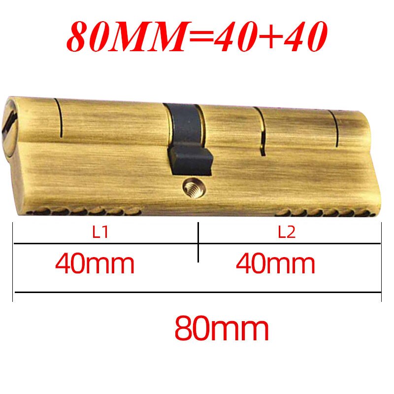European standard cylinder lock cylinder door lock key lock anti-theft door lock entry door cylinder lock outdoor door lock - KiwisLove
