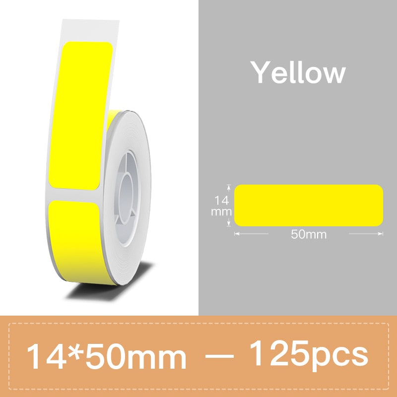 Niimbot B18 Thermal Transfer Printer PET Label Paper Keep 8-10 Years Colorful Carbon Ribbon For Thermal Portable Label Maker - KiwisLove