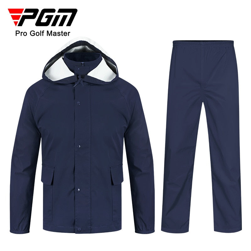 PGM Golf Men Hood Raincoat Rainstorm Impermeable Rain Poncho Waterproof Jacket Pants Suit Rainwear Motorcycle Rain Gear YF482 - KiwisLove