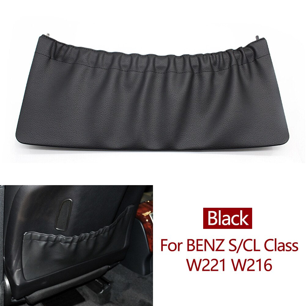 Car Front Left Right Seat Backrest Leather Storage Panel Cover Trim For Mercedes Benz S CL Class W221 W216 S300 S350 S400 S500 - KiwisLove