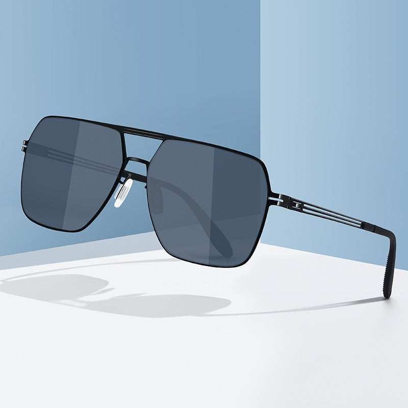 Men Sunglasses Vintage Aluminum Alloy Gradient Women Polarized UV400 Lens Fashion Driving Outdoor Eyewear Male Sun Glasses 7070 - KiwisLove