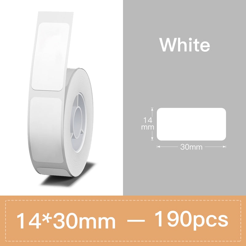 Niimbot B18 Thermal Transfer Printer PET Label Paper Keep 8-10 Years Colorful Carbon Ribbon For Thermal Portable Label Maker - KiwisLove