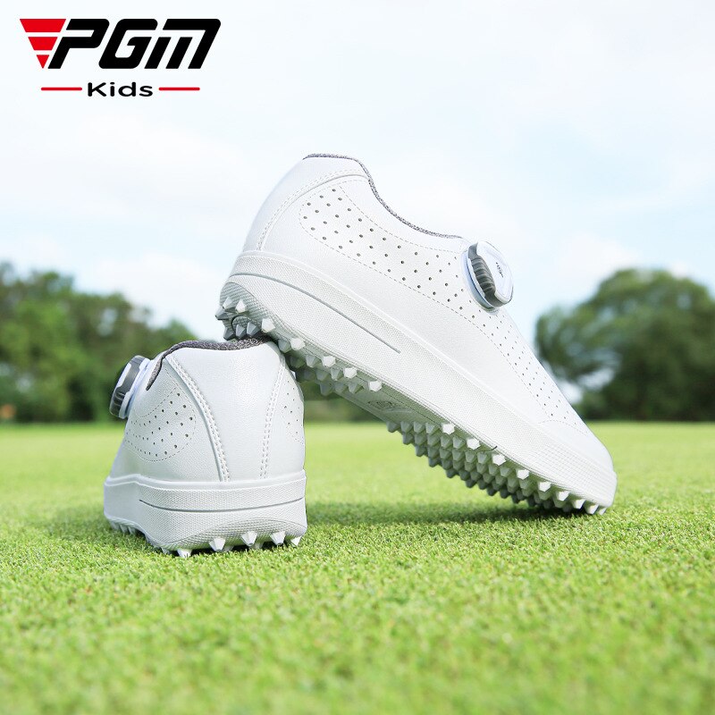 PGM Kids Golf Shoes Boys Girls Anti-slip Light Weight Soft and Breathable Universal Outdoor Children&