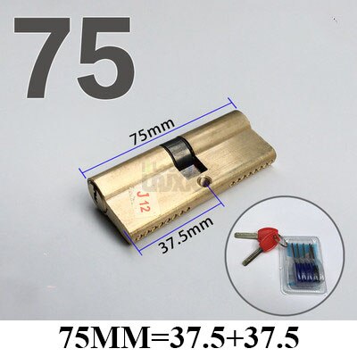 60-110MM Cylinder Hardware Door Skew Lock, AB Cylinder Key, Elongated Core Anti-theft Entry Brass Door Lock, Custom - KiwisLove