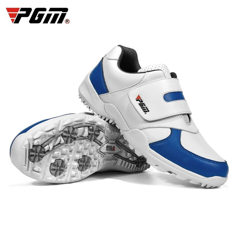 PGM Children Girls Boys Golf Shoes Anti-skid Leather Outdoor Kids Sneakers Sports Shoes XZ054 - KiwisLove