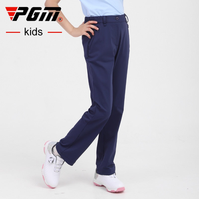 PGM Quick-drying Golf Clothing Children Pants Girls Fashion Breathable Trousers Outdoor SportsWear Cotton Pants Soft KUZ108 - KiwisLove