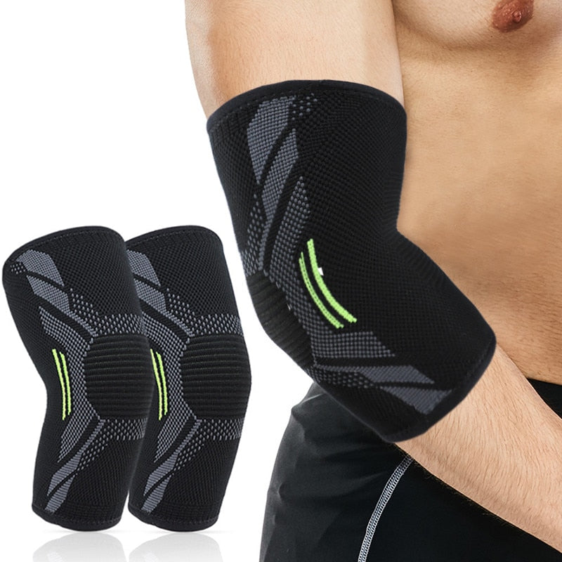 1PCS Sport Elbow Brace Compression Elastic Support Sleeve Fitness Protection Elbow Pad Cycling Running Protection Accessories - KiwisLove