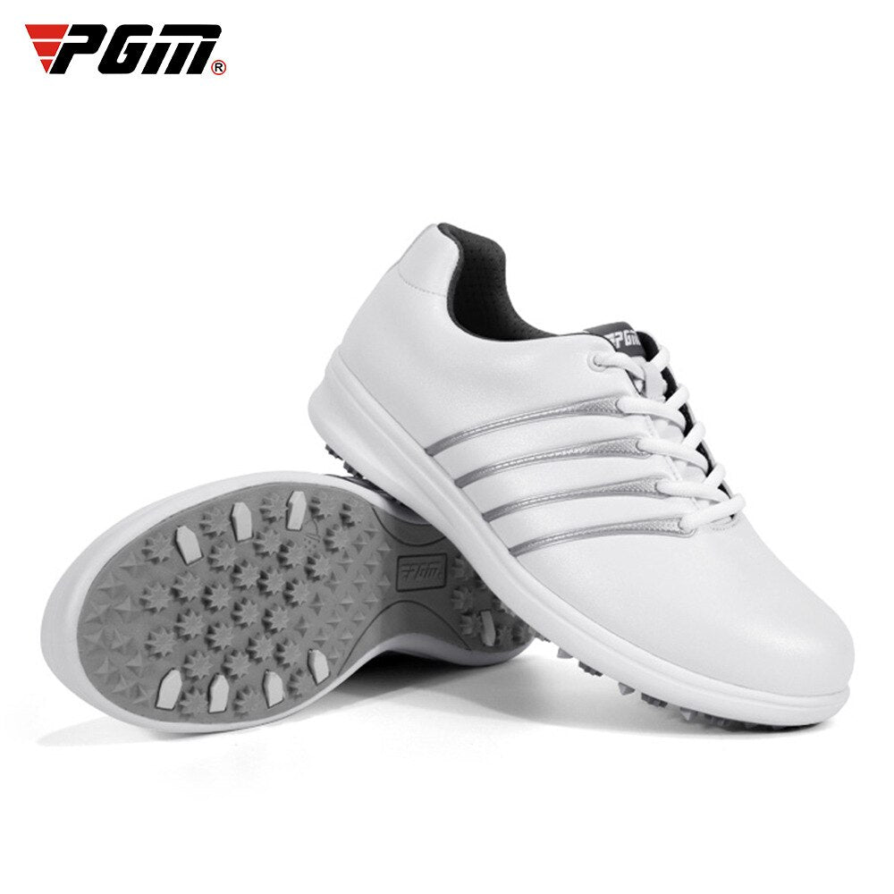 PGM Golf Shoes Women&#39;s Waterproof Hidden Heel Sport ShoesBreathable Non-Slip Trainers Shoes XZ157 - KiwisLove