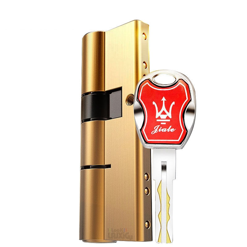 Common lock cylinders Cylinder lock for entrance door Outdoor door lock Cylinder door lock 7 colorful keys Key lock - KiwisLove