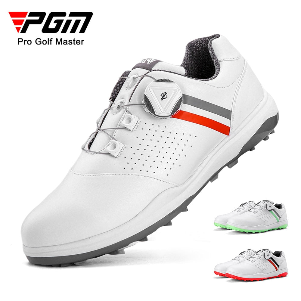 PGM Golf Shoes for Women 2021 New Waterproof Women&#39;s Sneakers Anti-skid Casual Shoes Ladies Golf Wear XZ190 - KiwisLove