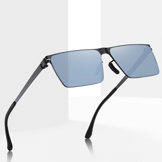 Sunglasses For Men Brand Vintage Rectangle Polarized Nylon Lens Sun Glasses Outdoor Driving Sports Fashion Eyewear For Male 8807 - KiwisLove