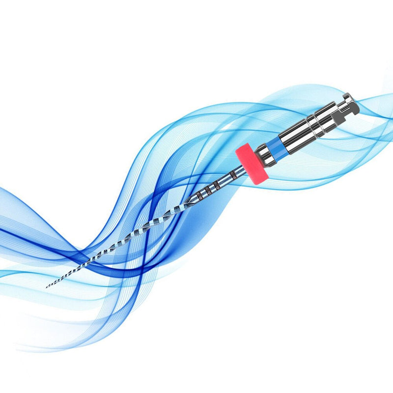 6PCS/Pack Dental Endo V Blue Engine Use Root Canal Rotary File 25mm NiTi Speed：250-360Rpm Torque：2.0-3.0N.Cm - KiwisLove