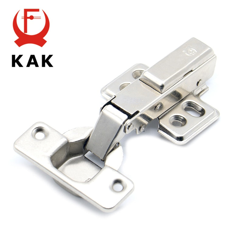 KAK Hinge Rustless Iron Hydraulic Hinge Iron Core Damper Buffer Cabinet Cupboard Door Hinges Soft Close Furniture Hardware - KiwisLove