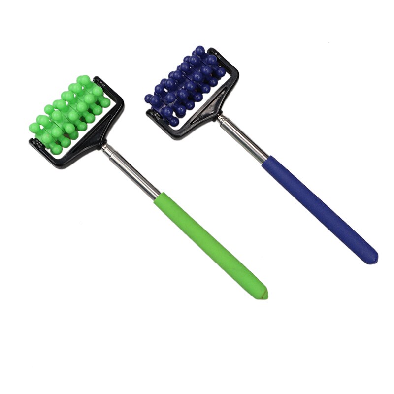 Back Scratcher Telescopic Massage Roller Relaxing Hand Massage Tool Reflexology Face Hand Foot Back Body Therapy Roller Massage - KiwisLove