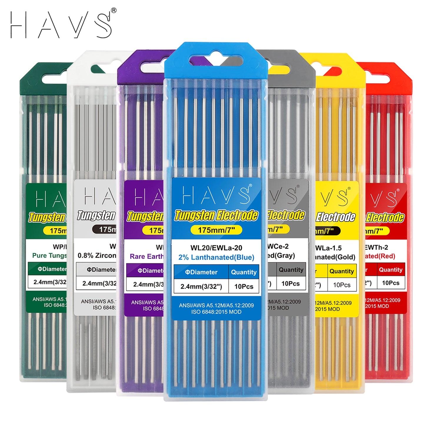 Professional Tungsten Electrodes TIG Welding Rods  1.0 1.6 2.4 3.2mm WL20 WT20 WC20 WL15 WZ8 WP WR Low Temperature - KiwisLove