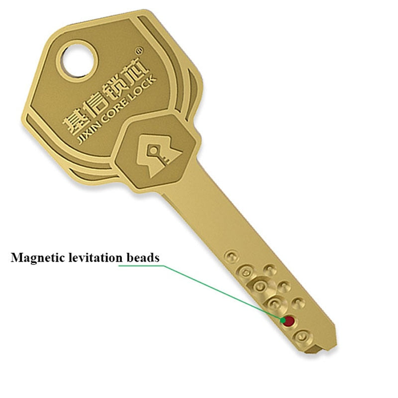 European standard cylinder lock cylinder door lock key lock anti-theft door lock entry door cylinder lock outdoor door lock - KiwisLove