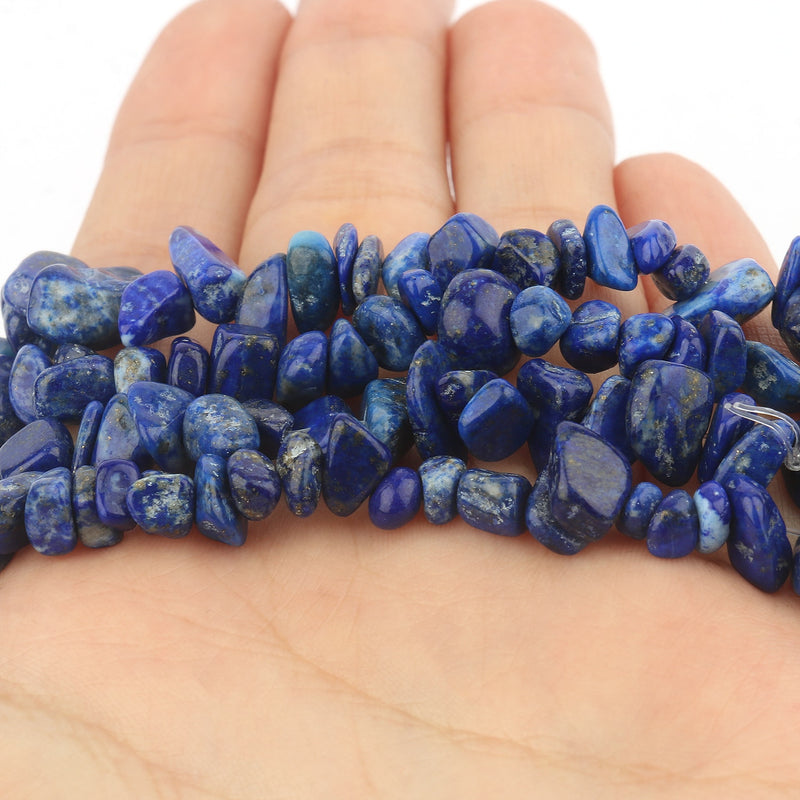 Natural Stone Irregular Freeform Chip Gravel Beads Turquolses Lapis Lazuli Agates Quartz Beads for Jewelry Making DIY Bracelet - KiwisLove