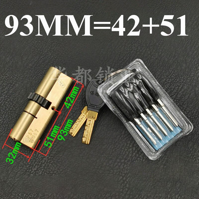 10 tooth Lock cylinder Anti-theft door lock outdoor door lock cylinder 10 tooth lock cylinder 10 gear lock living room door lock - KiwisLove