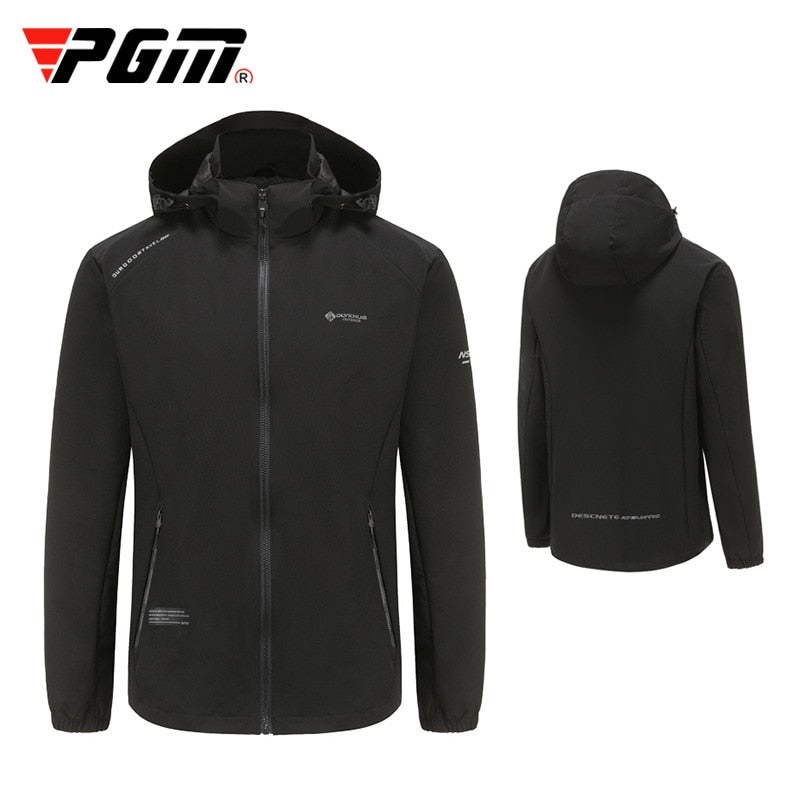 PGM New Golf Windbreaker Latest Autumn Golf Sports Jacket Full Sleeves Anti-Pilling Men Coat Man Hooded Waterproof Jackets YF390 - KiwisLove