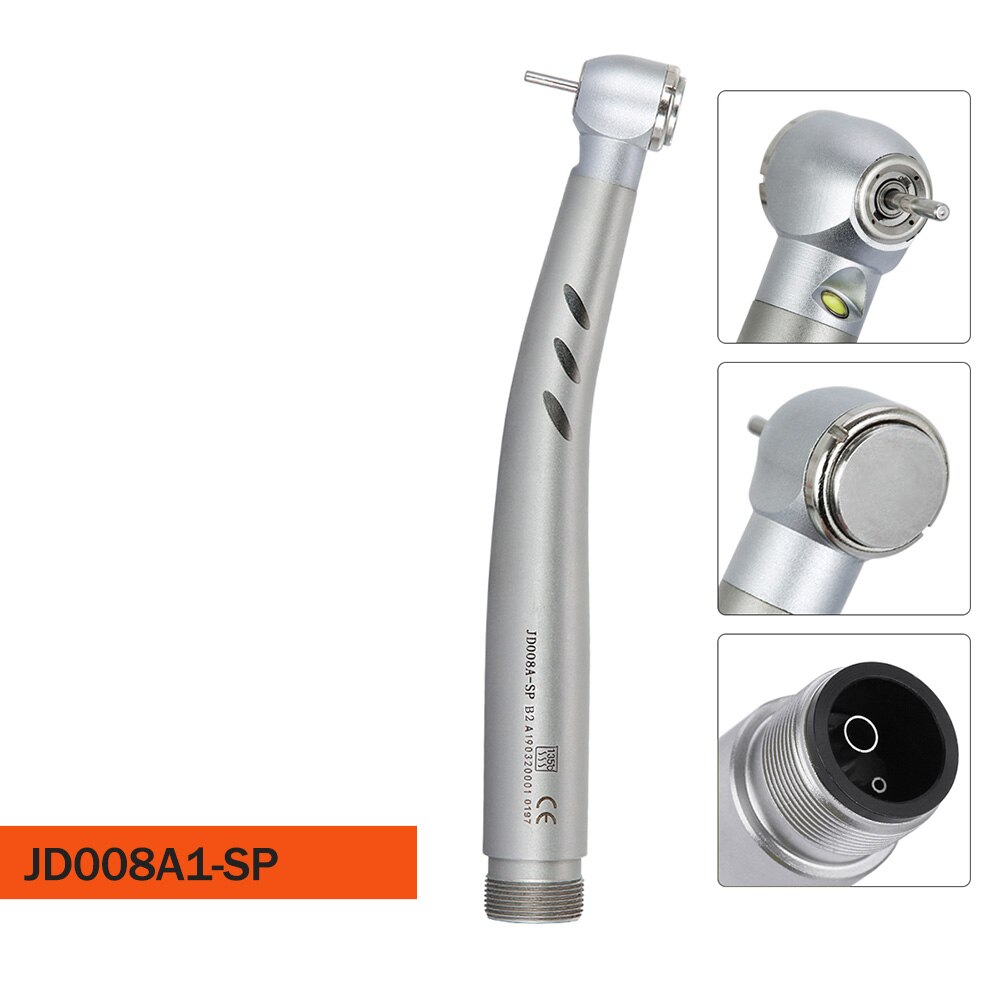 2/4 Holes Azdent Dental LED High Speed Handpiece Standard Head Push Button - KiwisLove