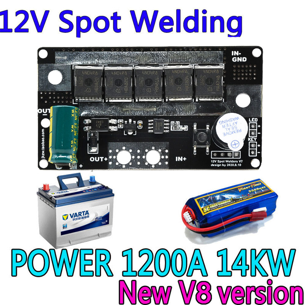 DIY Portable 12V Battery Energy Storage Spot Welding Machine PCB Circuit Board Welding Equipment Spot Welder Machine Accessory - KiwisLove