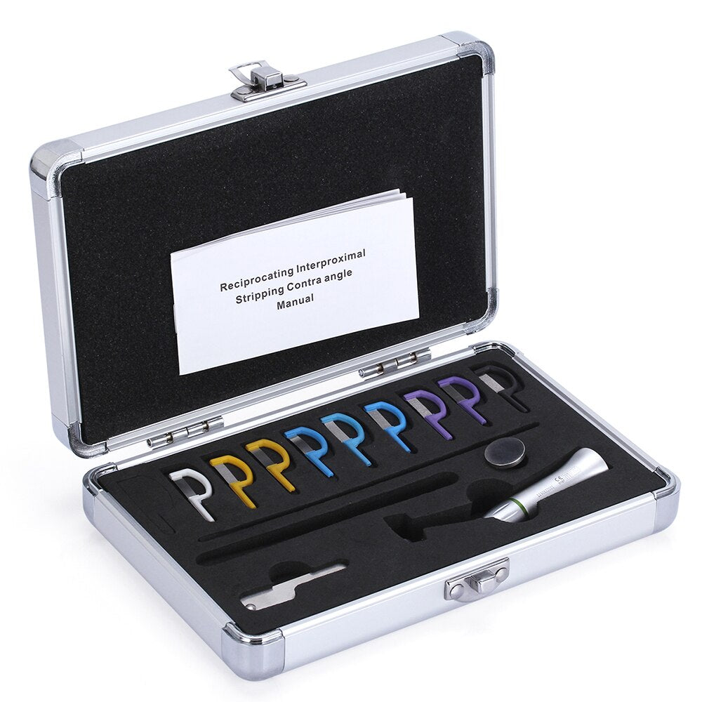 Dental 4:1 Reduction Contra Angle Reciprocating Interproximal Strip IPR System Fits ISO E Type Handpieces - KiwisLove