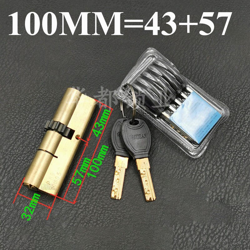 10 tooth Lock cylinder Anti-theft door lock outdoor door lock cylinder 10 tooth lock cylinder 10 gear lock living room door lock - KiwisLove