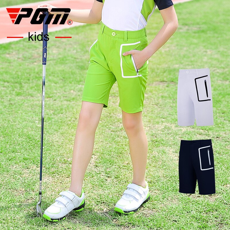 PGM Boy&#39;s Golf Shorts Summer Breathable Shorts Children High Elastic Fit-drying Short Pants Comfortable Golf Clothing KUZ065 - KiwisLove