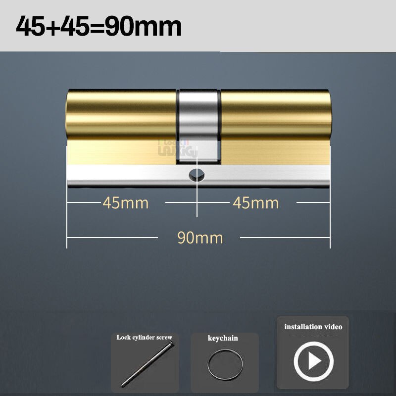 European standard lock cylinders Outdoor door locks,cylinder locks for entry doors, Cylinder door lock cylinder 8 keys lock core - KiwisLove