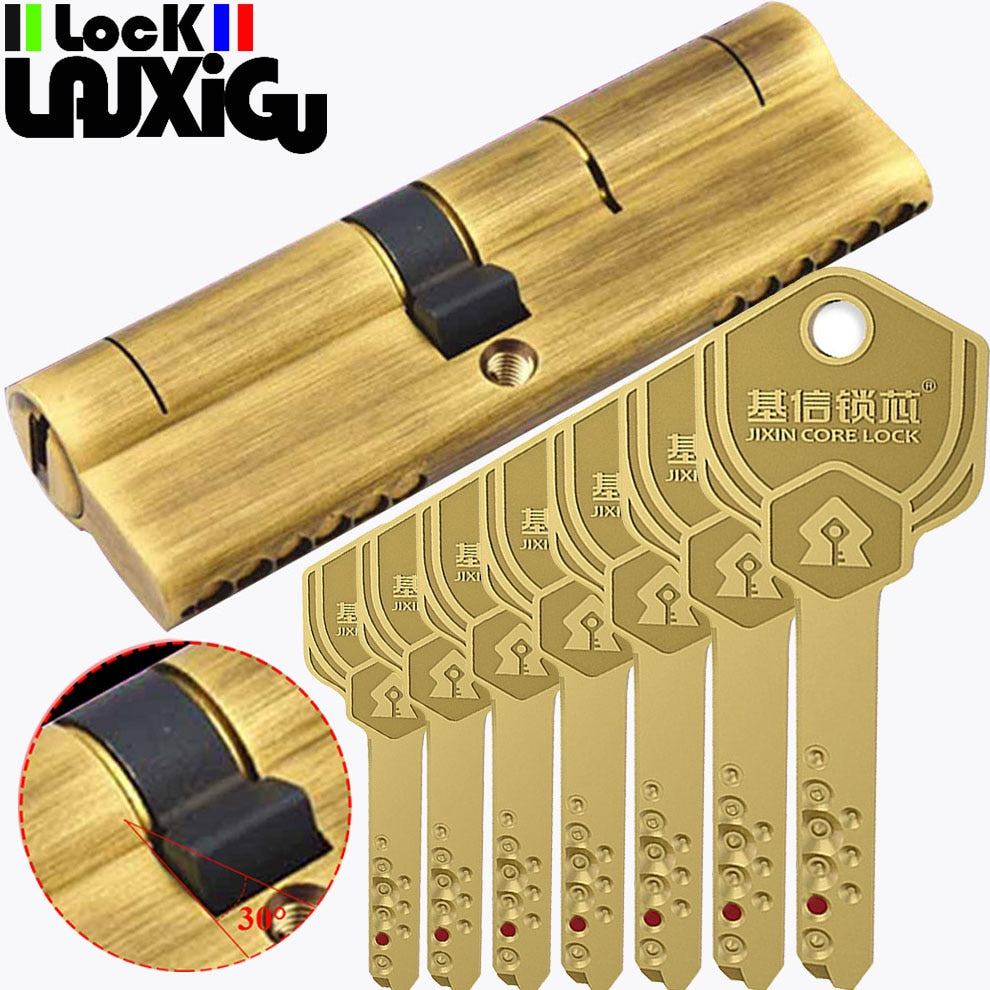 European standard cylinder lock cylinder door lock key lock anti-theft door lock entry door cylinder lock outdoor door lock - KiwisLove