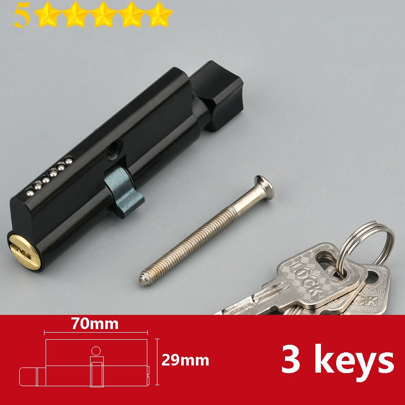 Common standard lock cylinders cylinder locks for entry doors Bedroom cylinder lock Cylinder door lock Interior door lock - KiwisLove