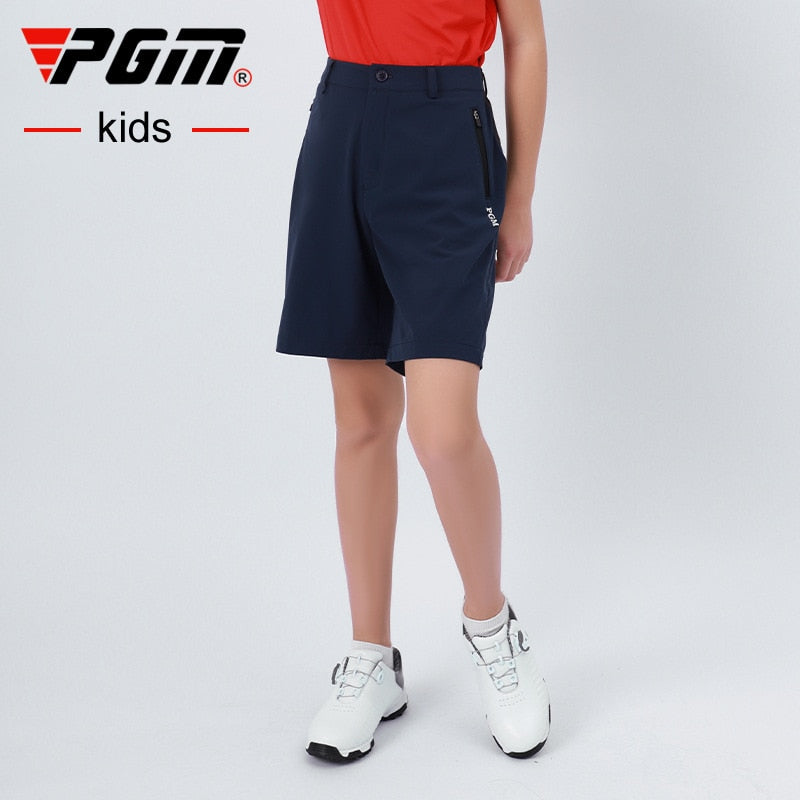 PGM Boys Golf Shorts Summer Children Elastic Band Pants kids Casual Sports Wear Clothing Casual Commuter Clothes Suit KUZ105