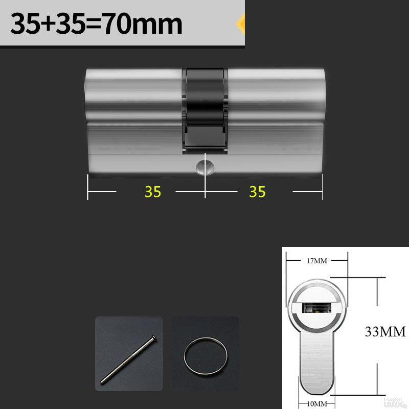 Common standard lock cylinders, cylinder locks for entry doors,  key locks.outdoor door locks,Cylinder door lock  8 alloy keys - KiwisLove