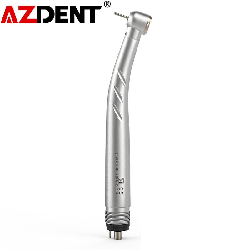 2/4 Holes Azdent Dental LED High Speed Handpiece Standard Head Push Button - KiwisLove
