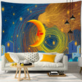 Mystic Witchcraft Black And White Tree Of Life Tapestry Wall Hanging Psychedelic Wishing Tree Hippie Mandala Home Decor - KiwisLove