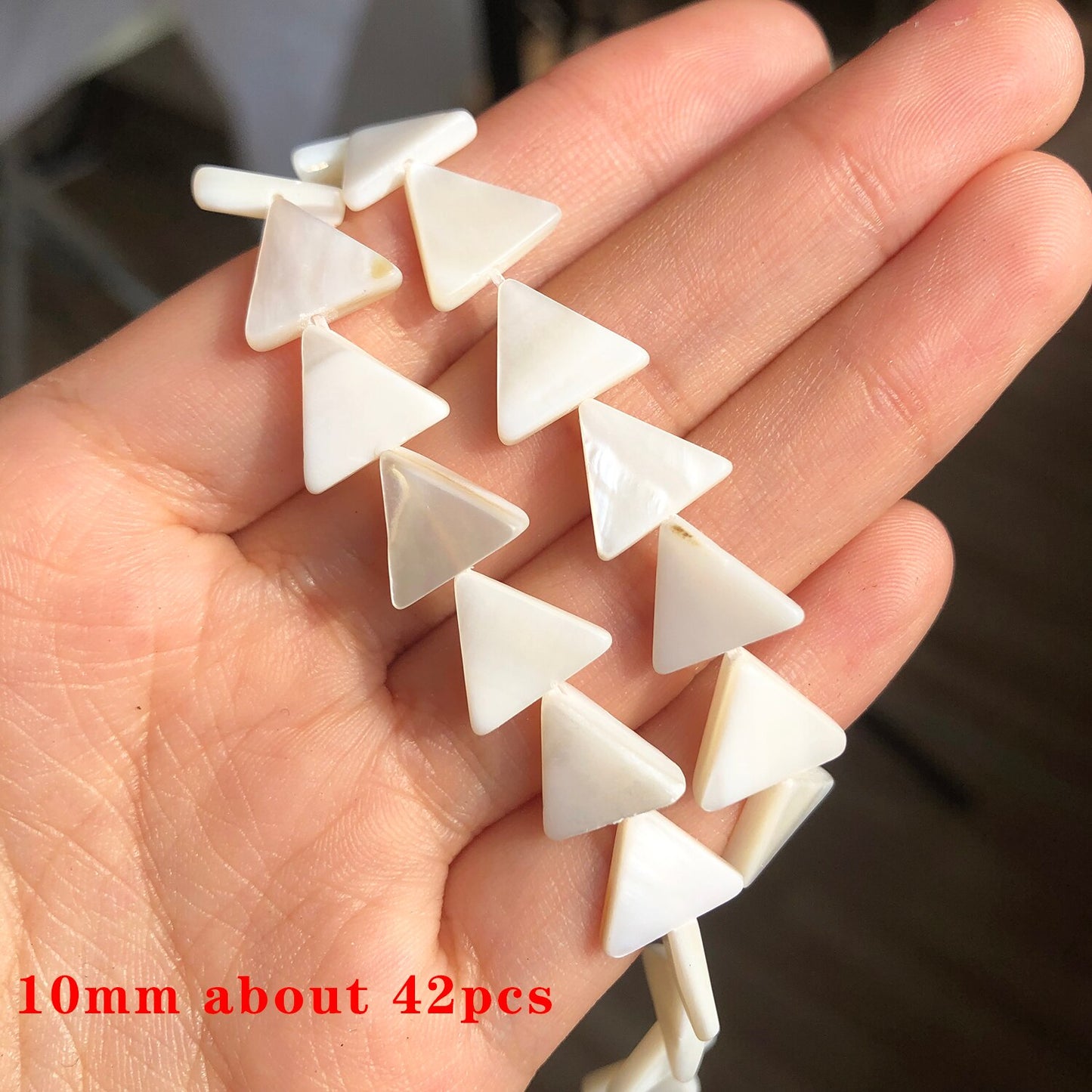 Natural White Freshwater Shell Beads Beads Heart Cross Star Round Mother Of Pearl Loose Beads for Jewelry Making DIY Bracelet - KiwisLove
