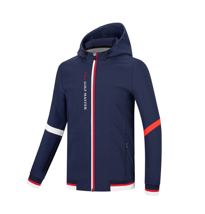 PGM Kids Golf Jackets Hooded Collar Autumn Winter Boys Sportswear Long Sleeve Warm Winter Hooded Youth Golf Clothing YF457 - KiwisLove