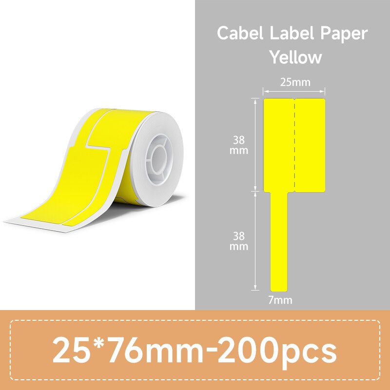 NIIMBOT B21 B3S Thermal Label 2 Rolls Clothing Price Food Self-adhesive Tag Waterproof Smart Office Pocket Printer Label Paper - KiwisLove