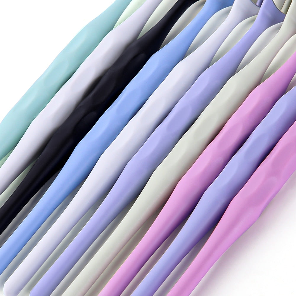 10pcs/Box With Random Colors Dental Double Sided Mouth Mirrors With Handle - KiwisLove