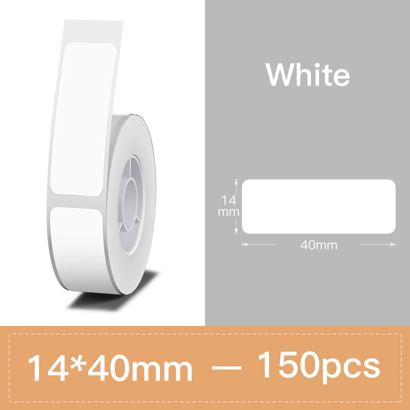 Niimbot B18 Thermal Transfer Printer PET Label Paper Keep 8-10 Years Colorful Carbon Ribbon For Thermal Portable Label Maker - KiwisLove