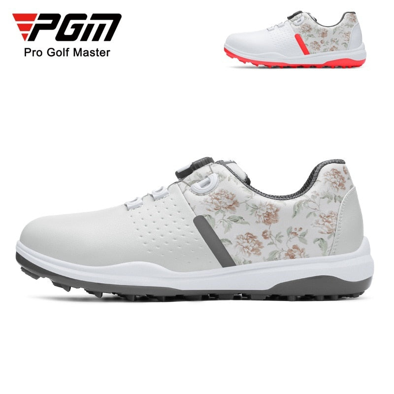 PGM Women Golf Shoes Waterproof Anti-skid Women&#39;s Light Weight Soft Breathable Sneakers Ladies Knob Strap Sports Shoes XZ234 - KiwisLove