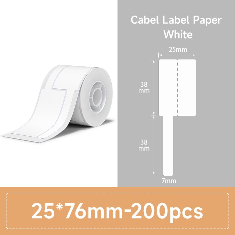 NIIMBOT B21 B3S Thermal Label 2 Rolls Clothing Price Food Self-adhesive Tag Waterproof Smart Office Pocket Printer Label Paper - KiwisLove