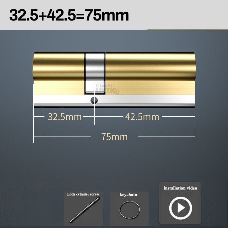 European standard lock cylinders Outdoor door locks,cylinder locks for entry doors, Cylinder door lock cylinder 8 keys lock core - KiwisLove