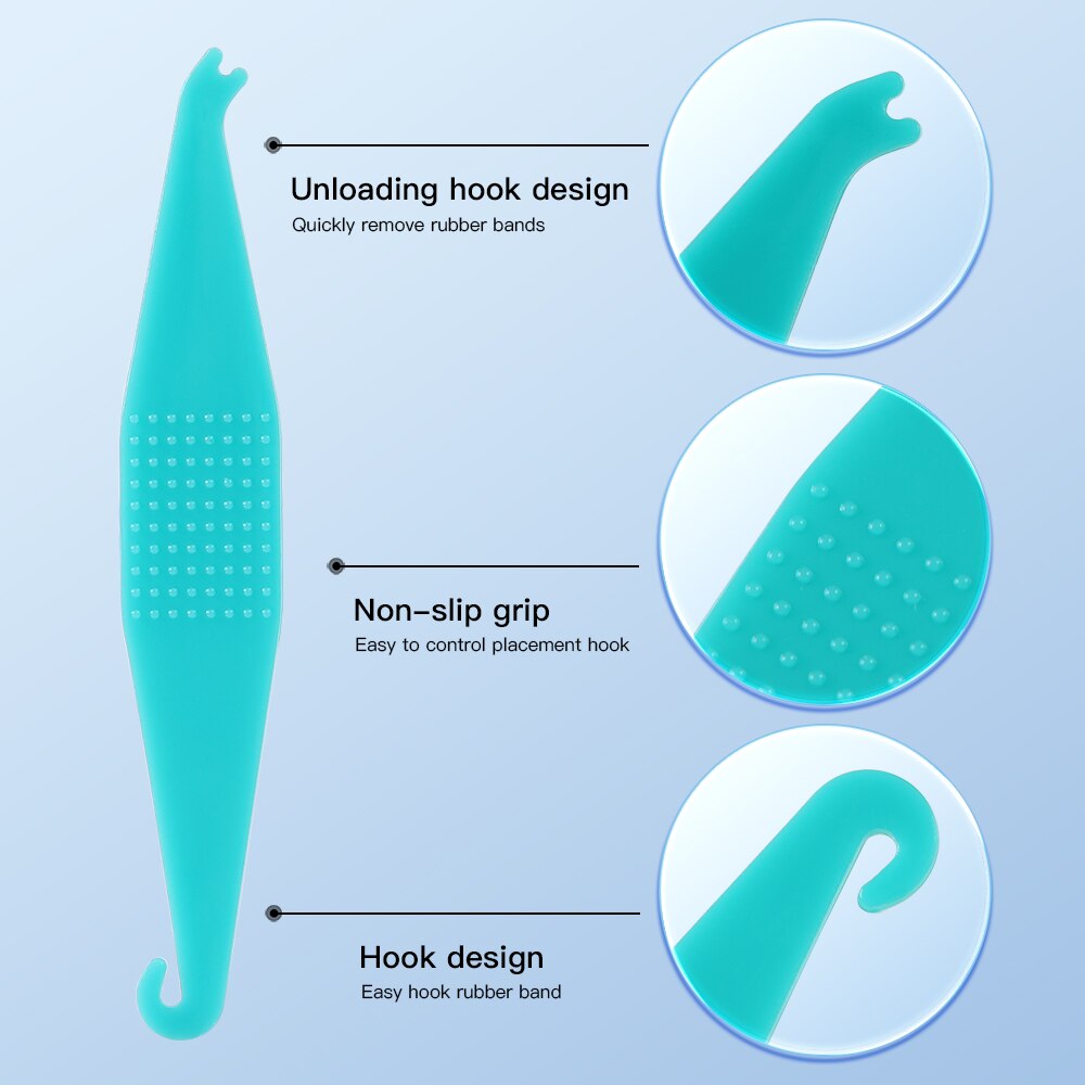 50PCS/PACK Dental Orthodontic Elastic Rubber Band Placers Random Color - KiwisLove