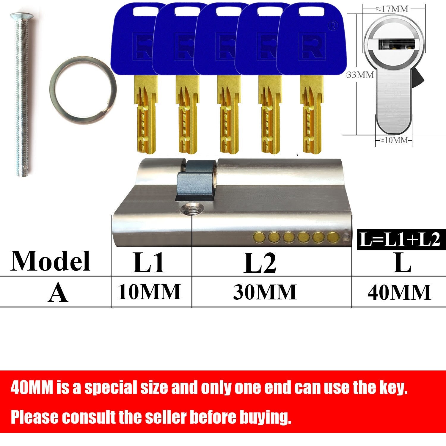 All locks use the same key, one key opens all locks Door lock Lock cylinder Door cylinder lock Entrance door lock Cylinder lock - KiwisLove