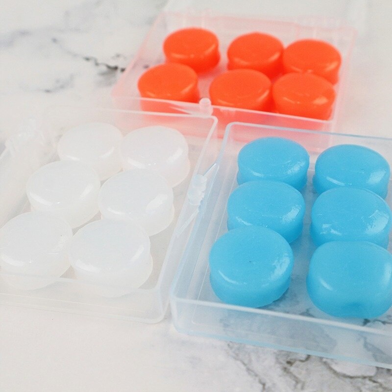 6Pcs Silicone Ear Plugs Sound Insulation Ear Protection Earplugs Anti-Noise Sleeping Plugs for Travel Rest Quiet Noise Reduction - KiwisLove