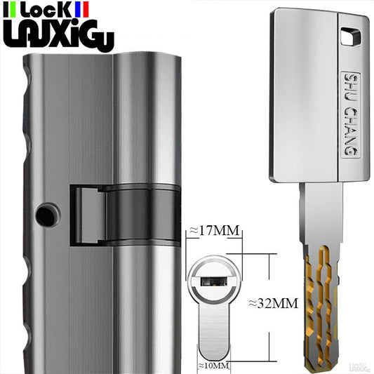 Common standard lock cylinders, cylinder locks for entry doors,  key locks.outdoor door locks,Cylinder door lock  8 alloy keys - KiwisLove