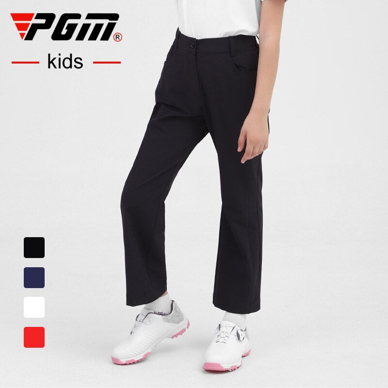 PGM Quick-drying Golf Clothing Children Pants Girls Fashion Breathable Trousers Outdoor SportsWear Cotton Pants KUZ100 - KiwisLove