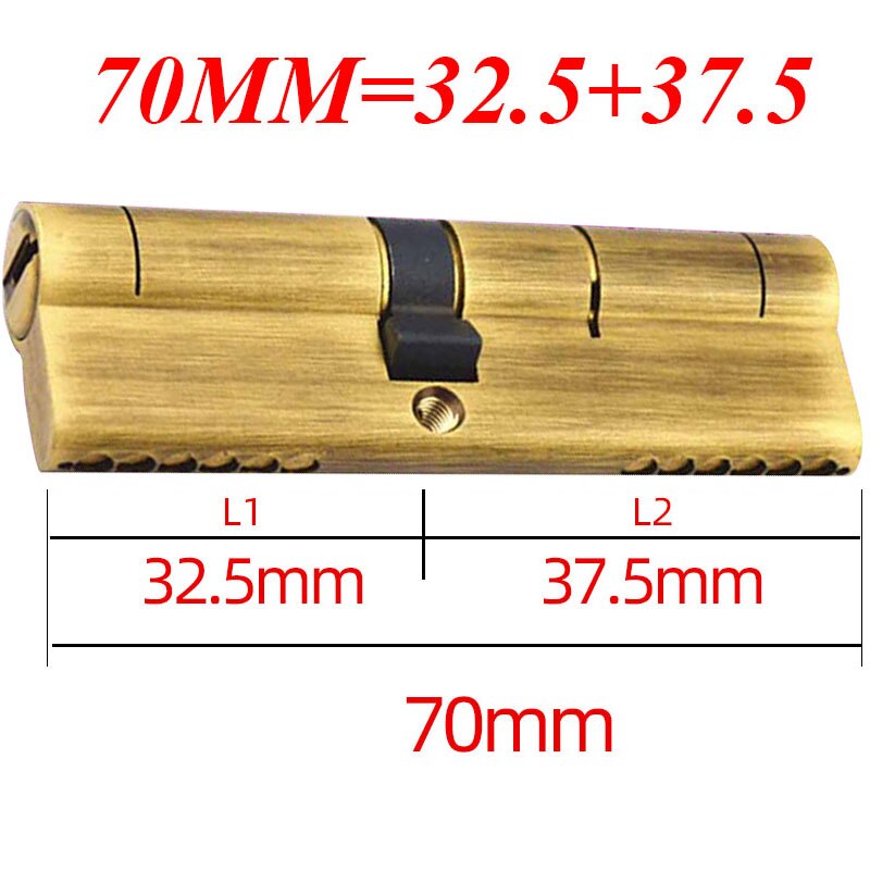 European standard cylinder lock cylinder door lock key lock anti-theft door lock entry door cylinder lock outdoor door lock - KiwisLove