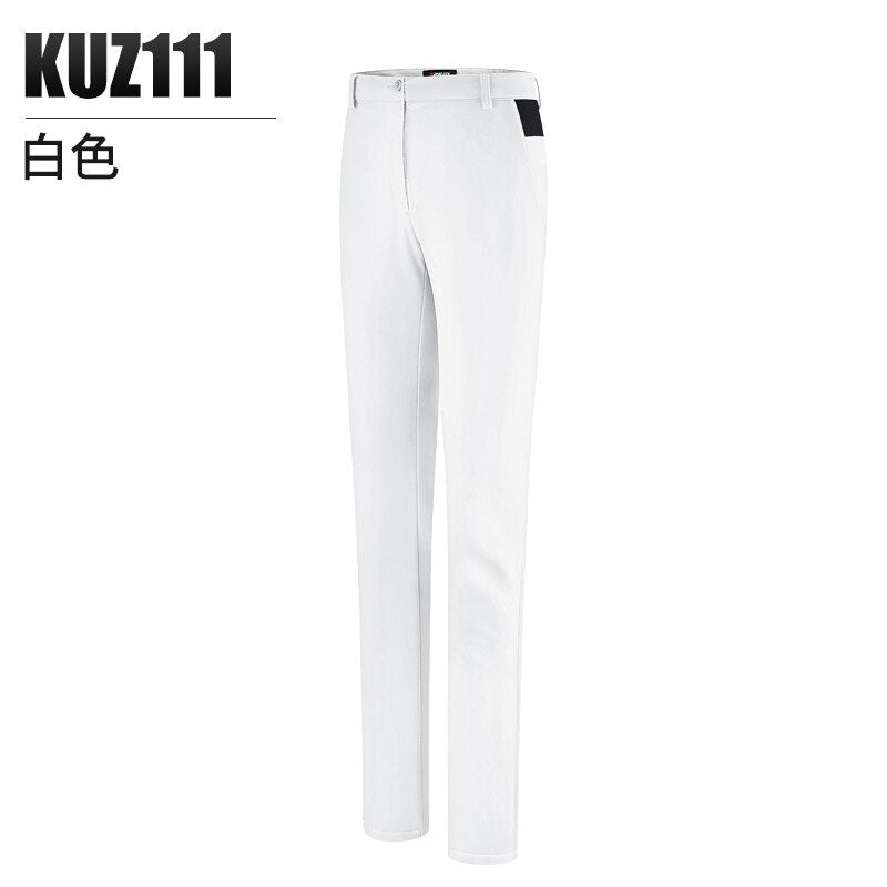 PGM Autumn Winter Waterproof Women Golf Trousers Thick Keep Warm Long Pant Plus Velvet Golf Ball Pants Windproof Tennis Clothing - KiwisLove